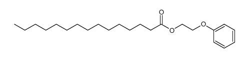 β-phenoxyethyl pentadecanoate结构式