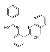 2-benzamido-N-(3-methylpyridin-2-yl)benzamide结构式