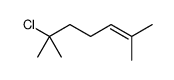 6-chloro-2,6-dimethylhept-2-ene Structure