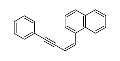 1-(1-naphthyl)-4-phenylbutenyne结构式