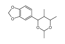 5-(2,5,6-trimethyl-1,3-dioxan-4-yl)-1,3-benzodioxole结构式