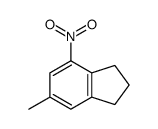 6-methyl-4-nitro-2,3-dihydro-1H-indene Structure