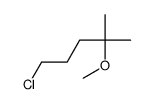 1-chloro-4-methoxy-4-methylpentane结构式