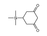 5-trimethylsilylcyclohexane-1,3-dione结构式