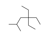 4,4-diethyl-2-methylhexane结构式