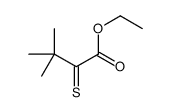 ethyl 3,3-dimethyl-2-sulfanylidenebutanoate结构式