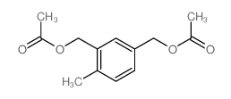1,3-Benzenedimethanol,4-methyl-, 1,3-diacetate结构式