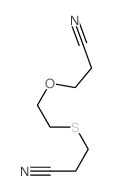 3-[2-(2-cyanoethylsulfanyl)ethoxy]propanenitrile Structure