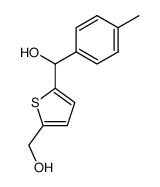 2-(hydroxymethyl)-5-[hydroxy(p-tolyl)methyl]thiophene Structure