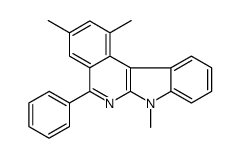 1,3,7-trimethyl-5-phenylindolo[2,3-c]isoquinoline Structure