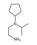 (9ci)-n-环戊基-n-(1-甲基乙基)-1,2-乙二胺结构式