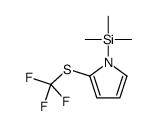 trimethyl-[2-(trifluoromethylsulfanyl)pyrrol-1-yl]silane结构式