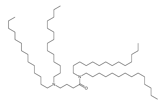 4-[di(tetradecyl)amino]-N,N-di(tetradecyl)butanamide Structure