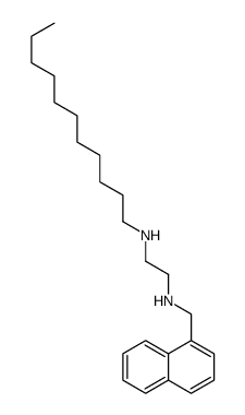 N'-(naphthalen-1-ylmethyl)-N-undecylethane-1,2-diamine结构式