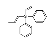 ethenyl-diphenyl-prop-1-enylsilane Structure