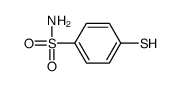 Benzenesulfonamide, 4-mercapto- (9CI) structure