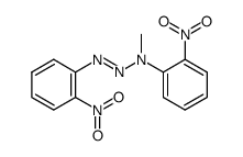 1,1'-(3-Methyltriazene-1,3-diyl)bis(2-nitrobenzene)结构式