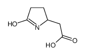 5-oxo-2-Pyrrolidineacetic acid structure
