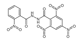 N-(2-nitro-benzoyl)-N'-(2,4,6-trinitro-benzoyl)-hydrazine结构式