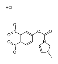 (3,4-dinitrophenyl) 3-methyl-1,2-dihydroimidazol-1-ium-1-carboxylate,chloride Structure