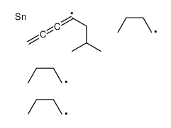 tributyl(6-methylhept-1-en-3-yn-2-yl)stannane结构式