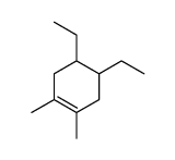 4,5-diethyl-1,2-dimethylcyclohexene Structure