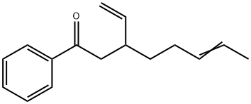 3-Vinyl-1-phenyl-6-octen-1-one结构式