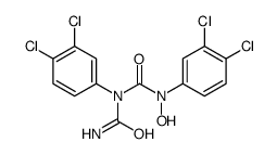 1-carbamoyl-1,3-bis(3,4-dichlorophenyl)-3-hydroxyurea Structure