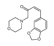 1-(3,4-Methylenedioxyphenyl)-4-morpholino-1-buten-3-one structure