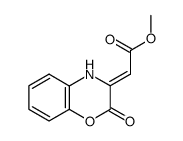 (Z)-3-methoxycarbonylmethylene-3,4-dihydro-2H-1,4-benzoxazin-2-one Structure
