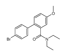 N,N-diethyl 4'-bromo-4-methoxybiphenyl-2-carboxamide结构式