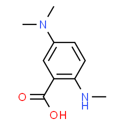 Benzoic acid, 5-(dimethylamino)-2-(methylamino)- (9CI)结构式