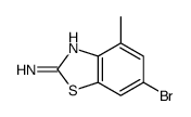 2-氨基-4-甲基-6-溴苯并噻唑结构式