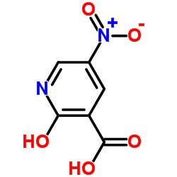 2-Hydroxy-5-nitronicotinic acid structure