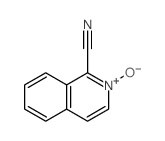 1-Isoquinolinecarbonitrile, 2-oxide Structure