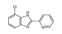 7-chloro-2-(2-pyridyl)benzimidazole结构式