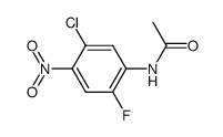 acetic acid-(5-chloro-2-fluoro-4-nitro-anilide)结构式