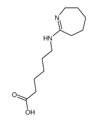 6-(3,4,5,6-tetrahydro-2H-azepin-7-ylamino)hexanoic acid结构式