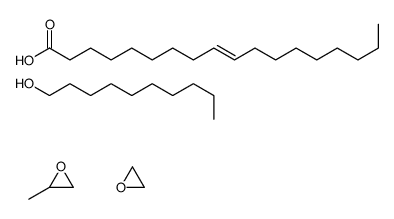 decan-1-ol,2-methyloxirane,(Z)-octadec-9-enoic acid,oxirane Structure