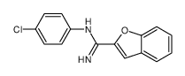 N'-(4-chlorophenyl)-1-benzofuran-2-carboximidamide Structure