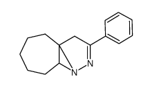 2-phenyl-4a,5,6,7,8,9-hexahydro-1H-cyclohepta[2,3]azirino[1,2-b]pyrazole Structure