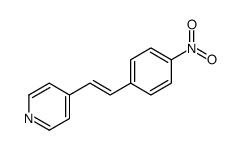 4-[2-(4-nitrophenyl)ethenyl]pyridine Structure