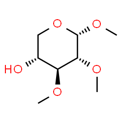 Methyl 2-O,3-O-dimethyl-α-D-xylopyranoside structure