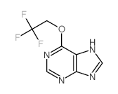 1H-Purine, 6-(2,2,2-trifluoroethoxy)- (9CI)结构式