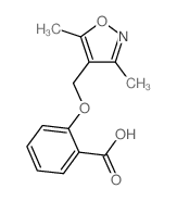 2-[(3,5-Dimethylisoxazol-4-yl)methoxy]benzoic acid结构式