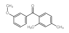 2,4-DIMETHYL-3'-METHOXYBENZOPHENONE结构式