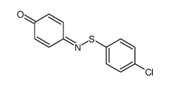 4-(4-chlorophenyl)sulfanyliminocyclohexa-2,5-dien-1-one结构式