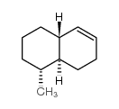 Naphthalene, 1,2,3,4,4a,7,8,8a-octahydro-1-methyl-, (1alpha,4abeta,8aalpha)- (9CI)结构式
