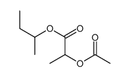 butan-2-yl 2-acetyloxypropanoate结构式