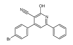 4-(4-bromophenyl)-2-oxo-6-phenyl-1H-pyridine-3-carbonitrile结构式